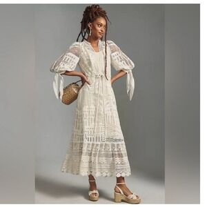 chinese dress ladies Off-White Tropical Lightness Sleeveless Maxi Dress – FARM Rio
